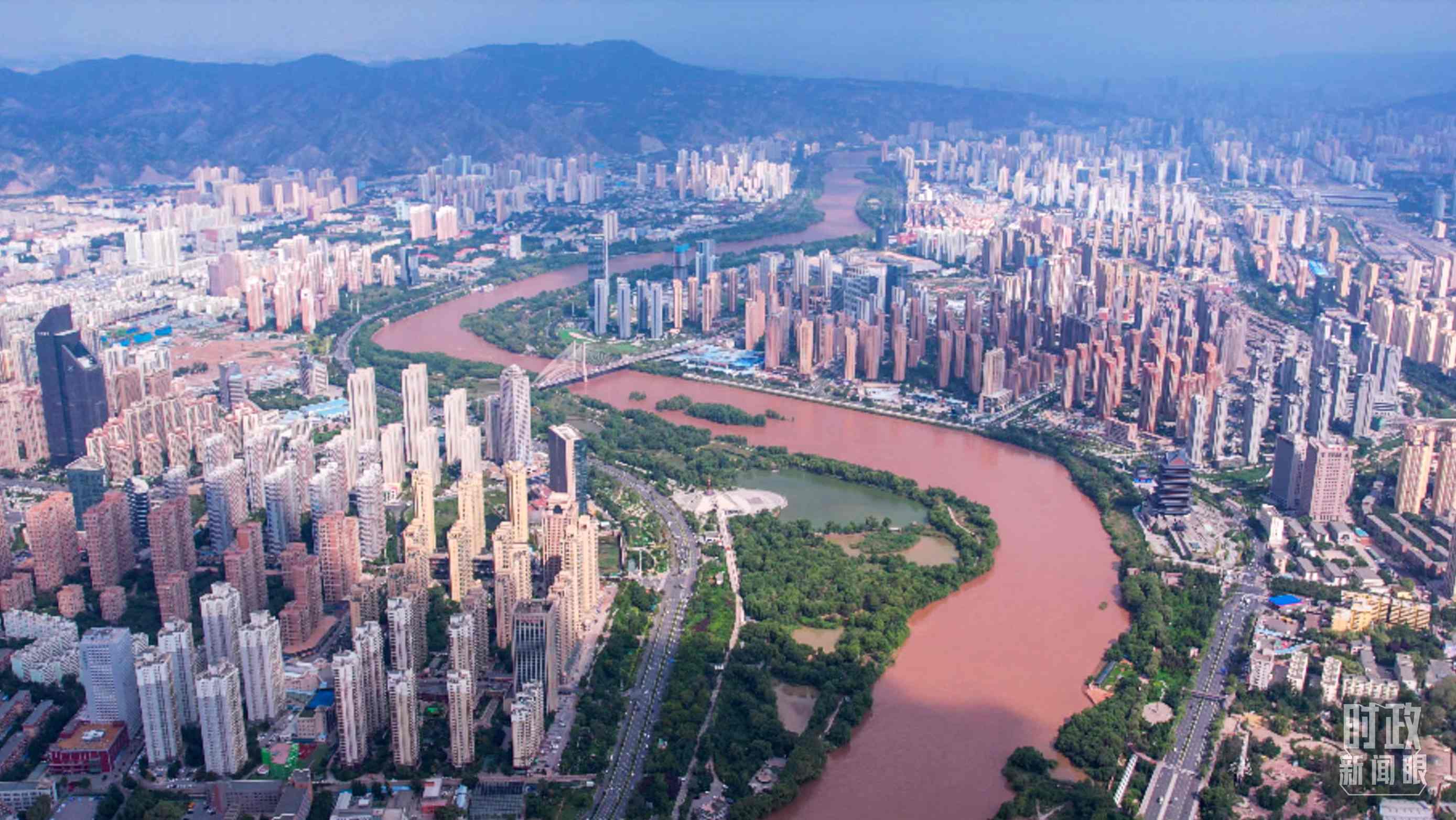 △蘭州。（總臺央視記者范凱拍攝）