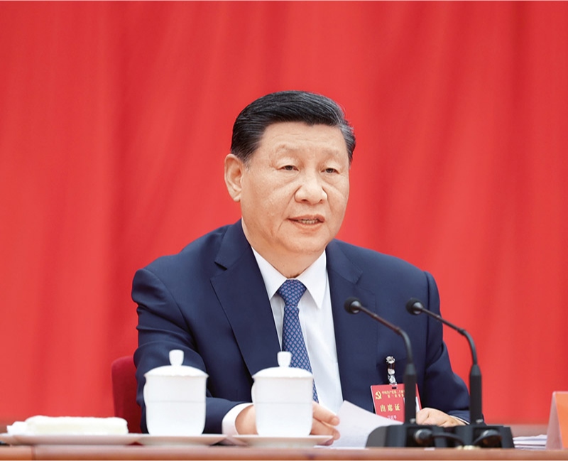 中國共產(chǎn)黨第二十屆中央委員會第三次全體會議，于2024年7月15日至18日在北京舉行。中央委員會總書記習近平作重要講話。 新華社記者 鞠鵬/攝