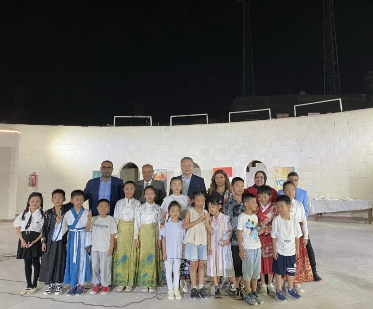 活動現(xiàn)場合影。開羅中國文化中心供圖