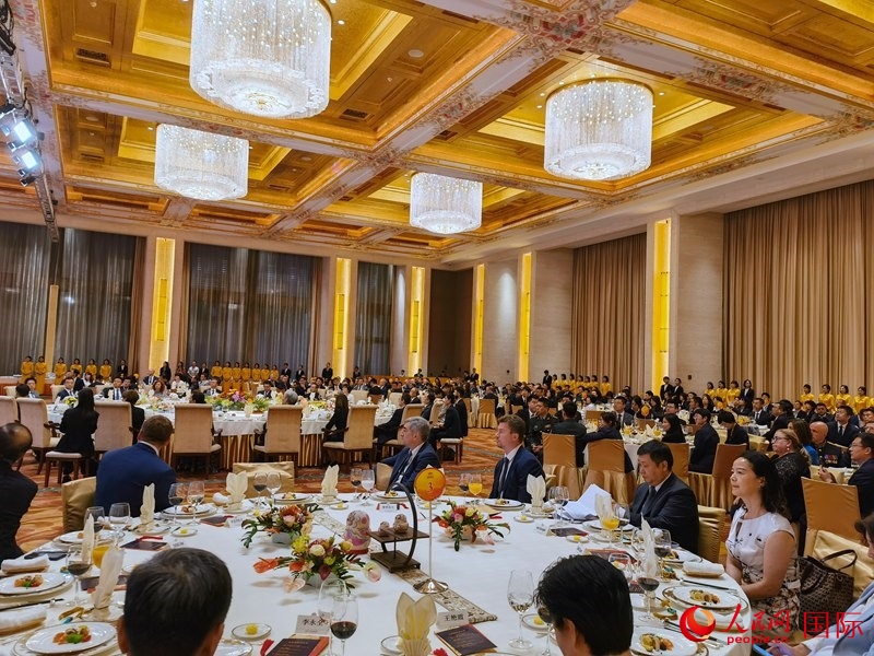 慶祝中俄建交75周年招待會(huì)在京舉行。人民網(wǎng)記者 李明琪攝