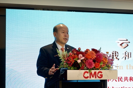 中國(guó)駐澳大利亞大使肖千出席活動(dòng)并致辭。張舒惠攝