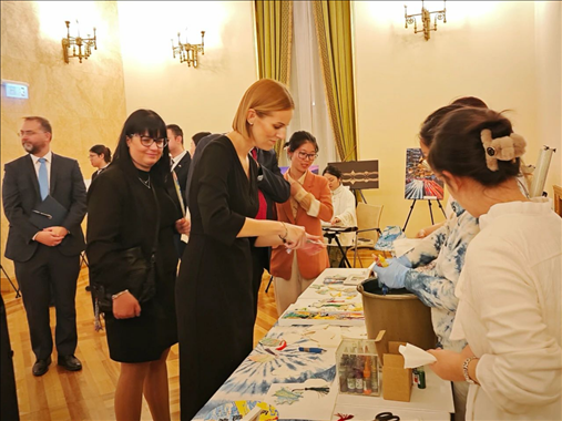 招待會現(xiàn)場。中國駐匈牙利大使館供圖