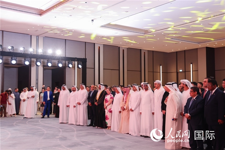 招待會(huì)現(xiàn)場(chǎng)。人民網(wǎng)記者任皓宇攝