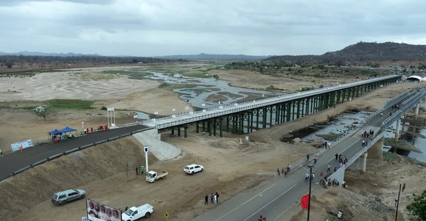 大橋全景。中交二公局第二工程有限公司供圖