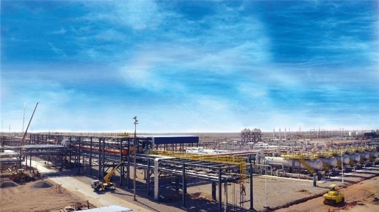 油田廠區(qū)一景。中國海油供圖