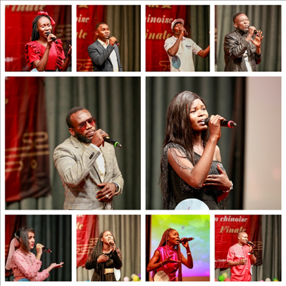 參與決賽的歌手。中國(guó)石油非洲公司供圖