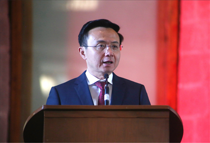 張潤致辭。主辦方供圖