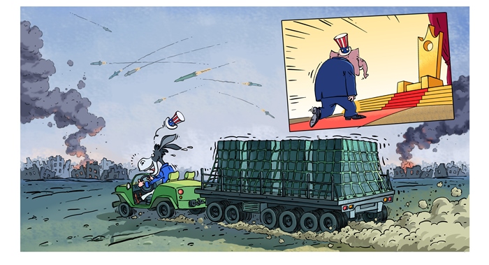 漫畫作者：馬宏亮（人民網(wǎng)版權(quán)圖片，未經(jīng)授權(quán)請勿轉(zhuǎn)載。）