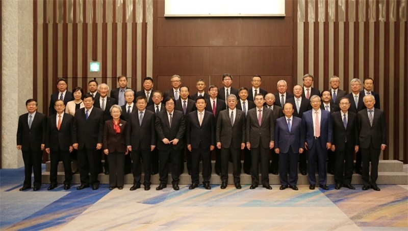 開幕式前中日主要與會嘉賓合影。主辦方供圖