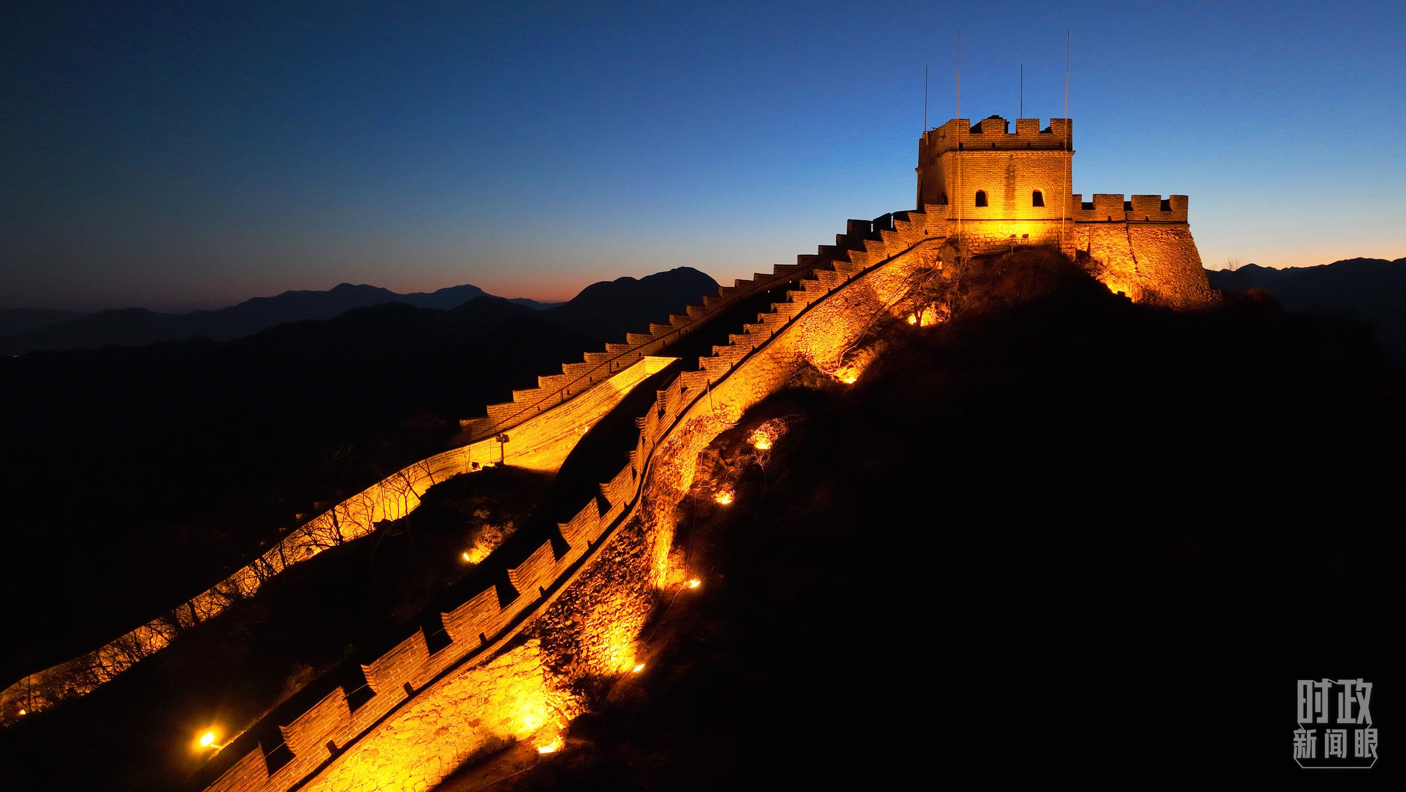 △北京居庸關(guān)長城。（總臺央視記者范凱拍攝）