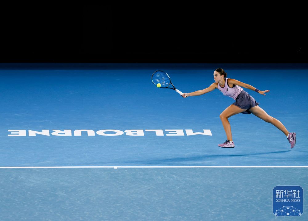 ↑托多尼在比賽中回球。新華社記者 馬平 攝