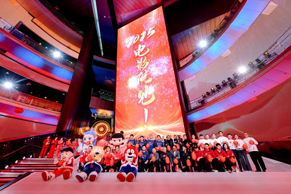 2025年春節(jié)檔電影主創(chuàng)合影。（圖片由主辦方提供）