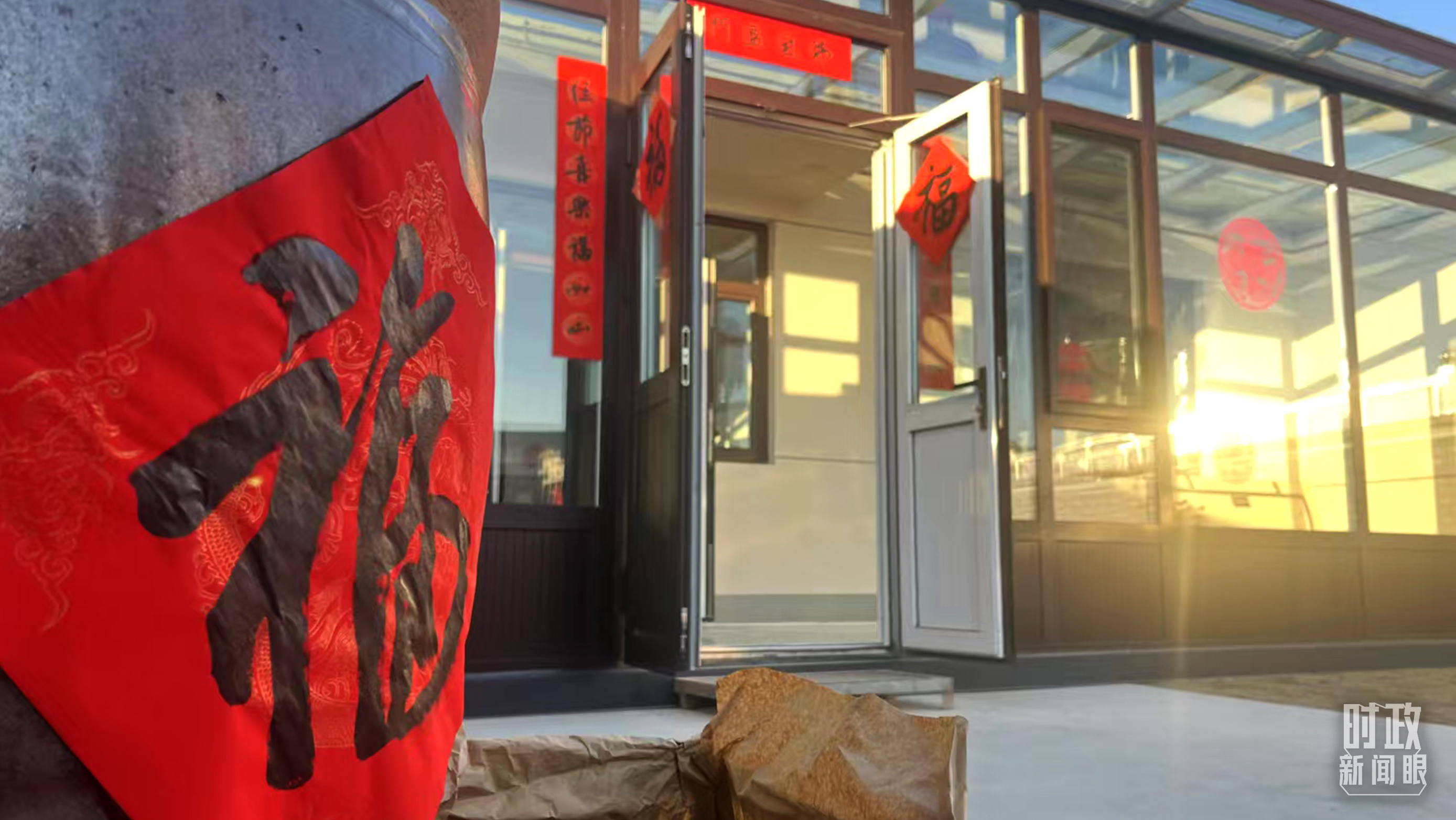 祝家溝村新居。（總臺央視記者李煒拍攝）