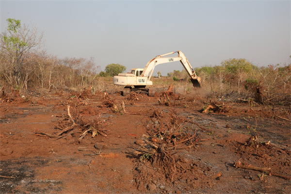 施工現(xiàn)場。張曉昆攝