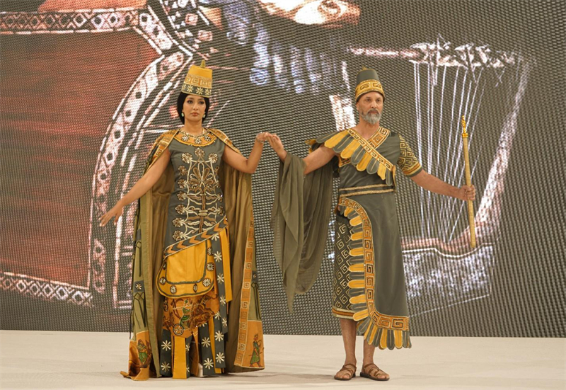 伊拉克時(shí)尚館舉辦的時(shí)裝展。伊拉克時(shí)尚館供圖