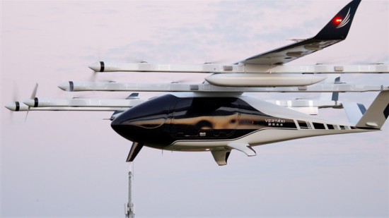 電動(dòng)垂直起降飛行器M1。受訪者供圖