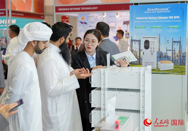 展會(huì)現(xiàn)場。人民網(wǎng) 塔里克·易卜拉欣攝