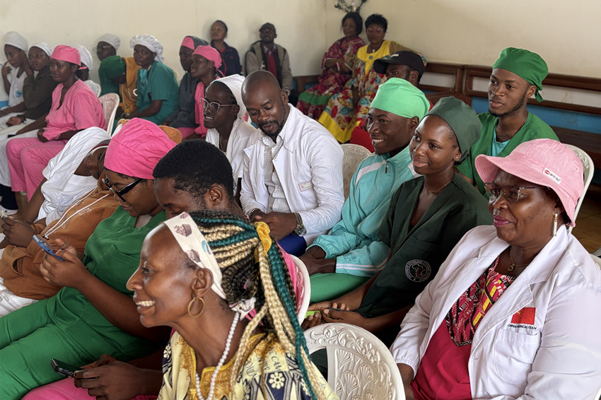 【2】圖為活動現(xiàn)場。中國（山西）第24批援喀麥隆姆巴爾馬尤醫(yī)療隊 供圖