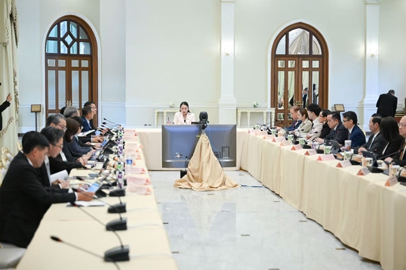 會議現(xiàn)場。泰國總理府供圖