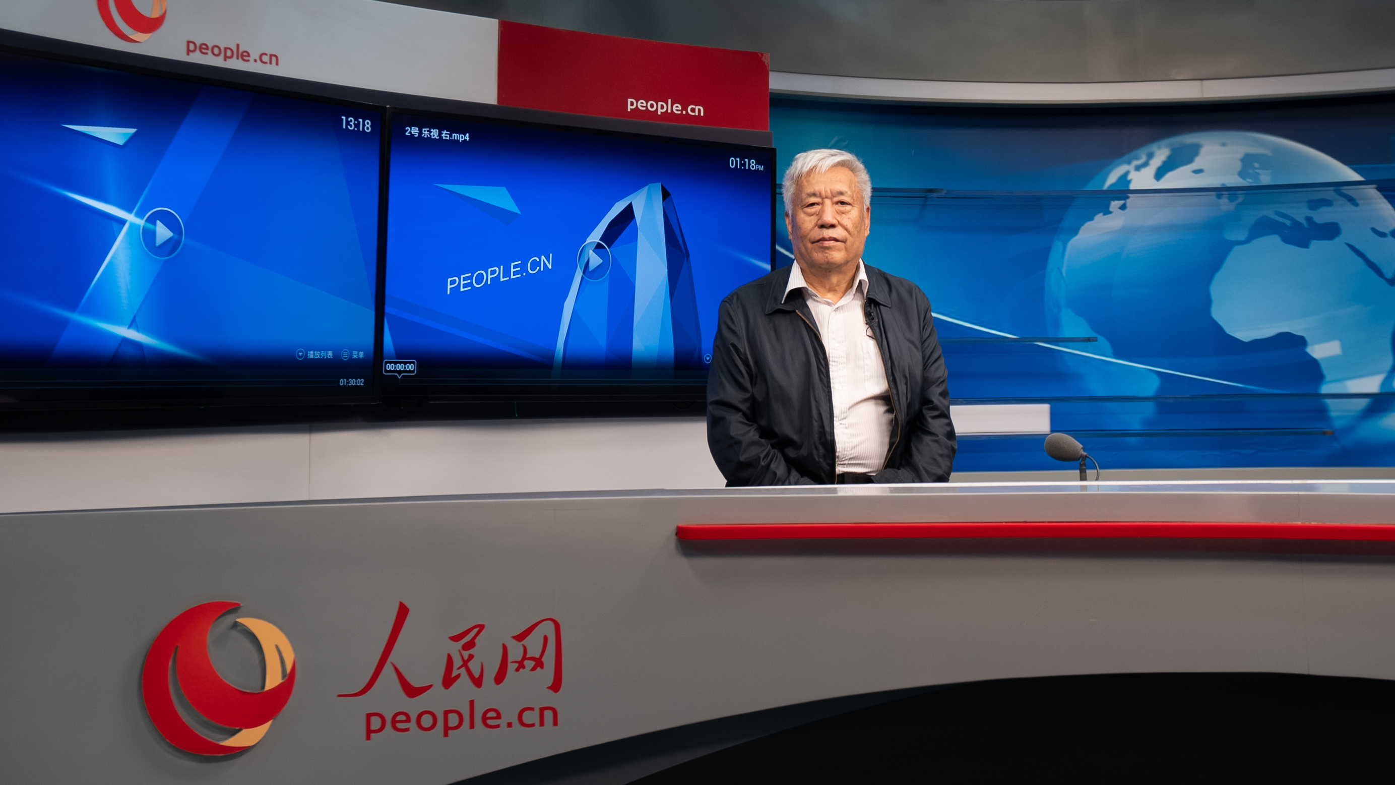 中國地震局地球物理研究所原副所長、研究員高孟潭作客人民網(wǎng)。人民網(wǎng)記者 葛泰佚攝