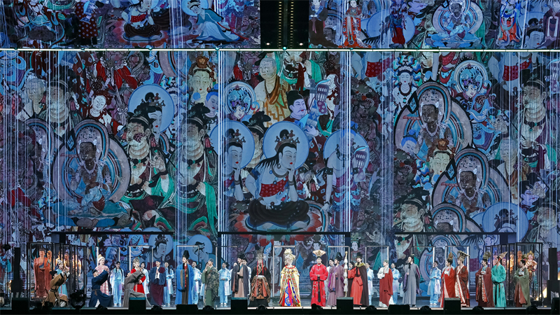 《受到召喚·敦煌》劇照。國話供圖