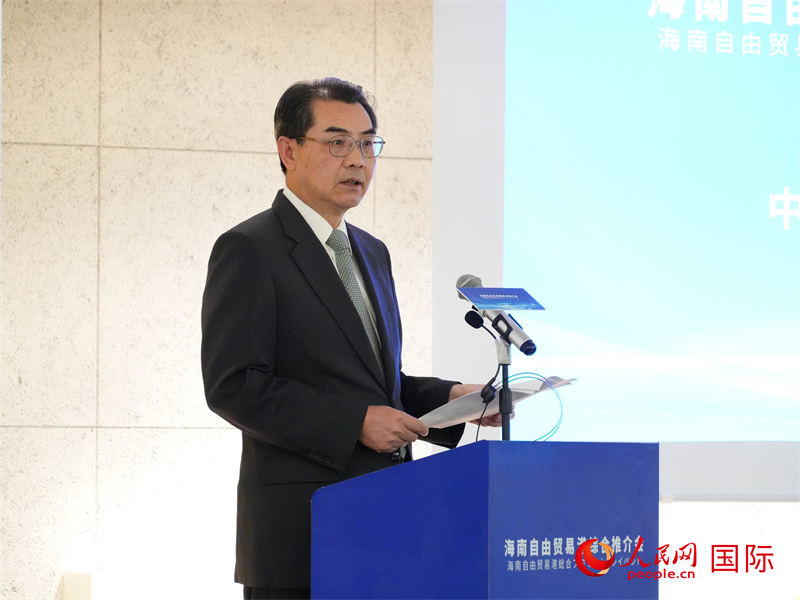 中國(guó)駐日本大使吳江浩致辭。人民網(wǎng) 許可攝