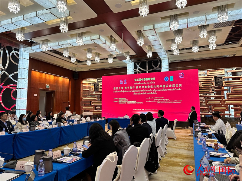 第五屆中泰智庫論壇現(xiàn)場。人民網(wǎng) 孫書宇攝