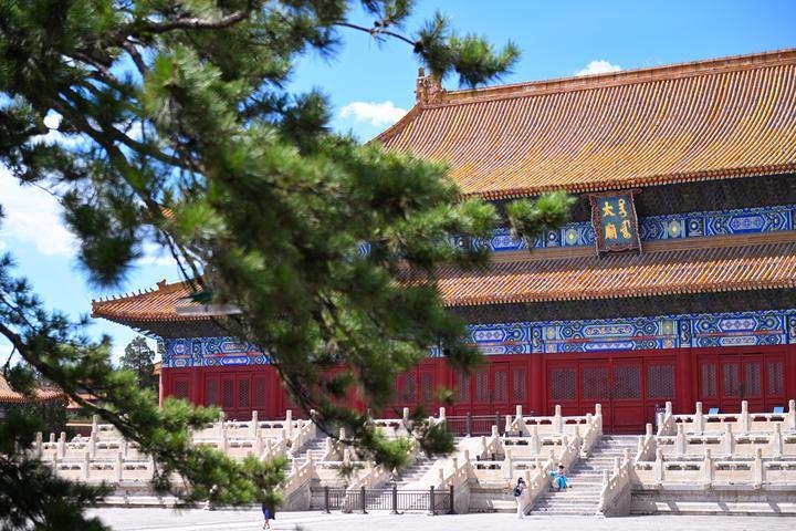 2023年7月8日拍攝的太廟享殿（也稱前殿）。